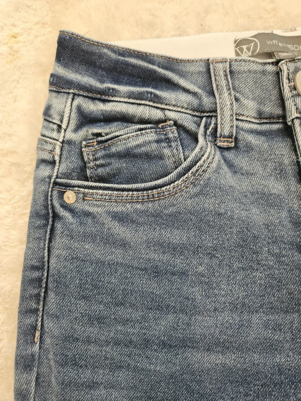 NWT Wit & Wisdom High Rise Women's Jeans Size 2 Denim Casual Streetwear - Picture 5 of 11